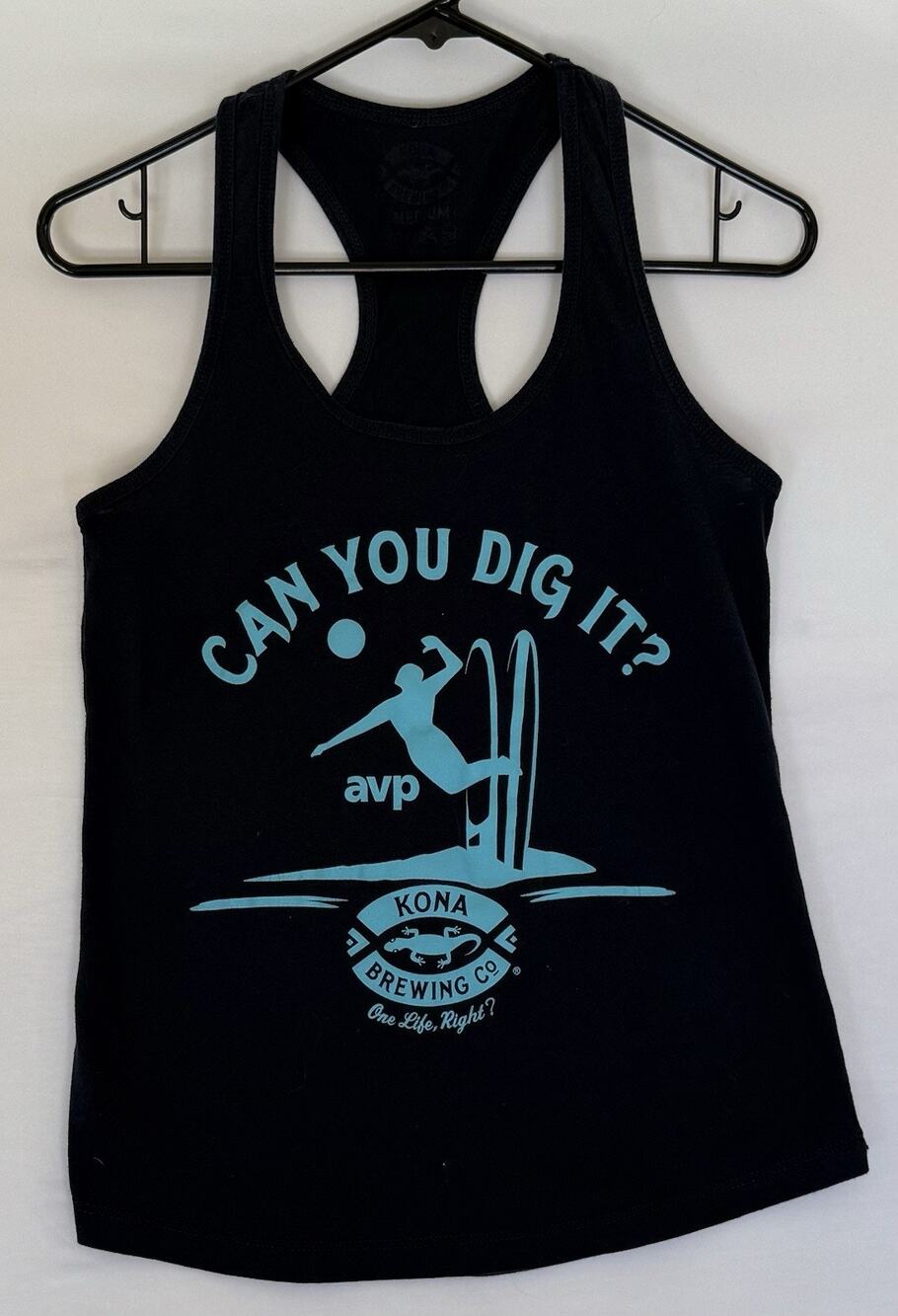 Kona Brewing Co AVP Can You Dig It Racerback Tank Medium A217